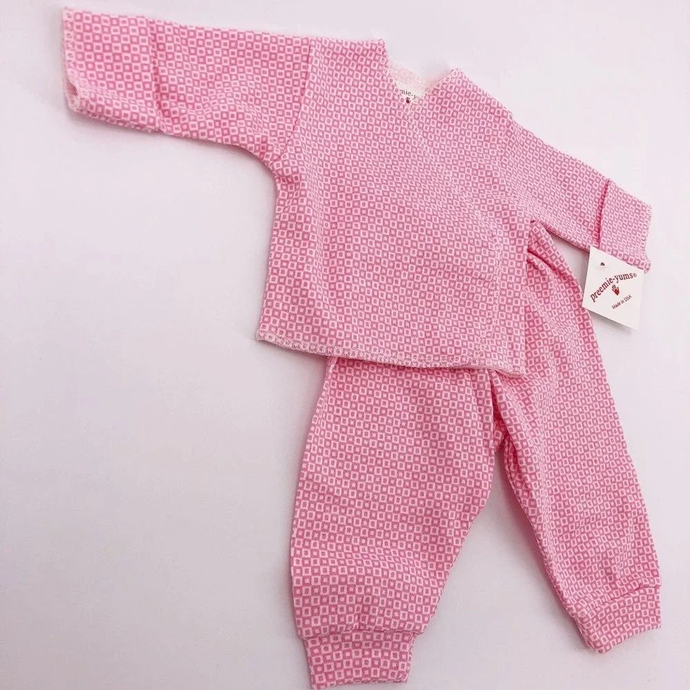 New‎ 6 to 8 Pounds Set Long Sleeve Tee Pant 2 Piece Bundle Newborn Baby Girl